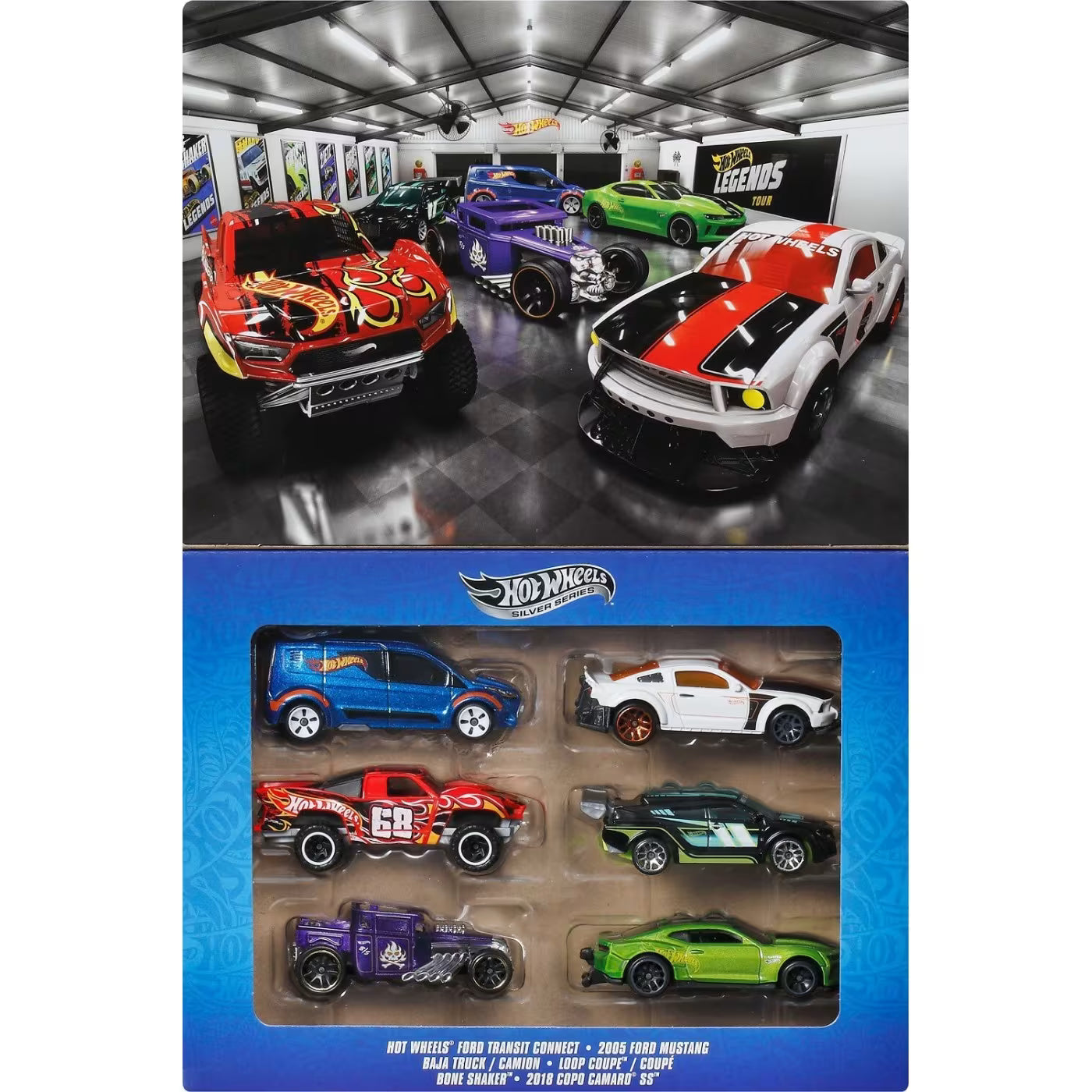 Hot Wheels Silver Series Legends Car Set