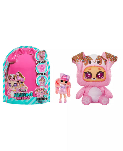 LOL Surprise Tweens Costume Surprise Ali Dance Fashion Doll with Inflatable Pink Puppy Pet Costume and Multiple Surprises