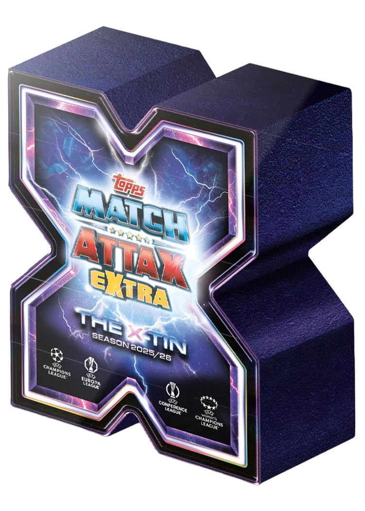 Topps UCC Match Attax Extra 2026 Trading and Collectible Card Game (The X Tin)