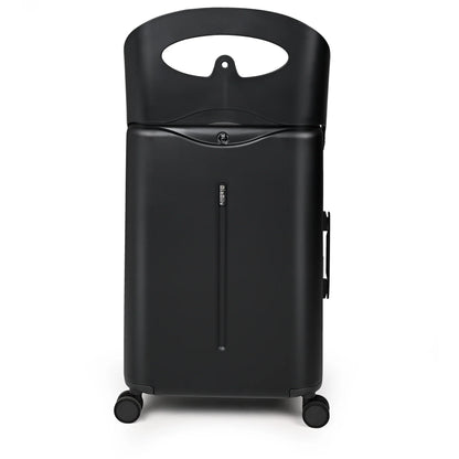 MIAMILY MIDNIGHT BLACK RIDE-ON TROLLEY CHECK-IN LUGGAGE 24 INCHES