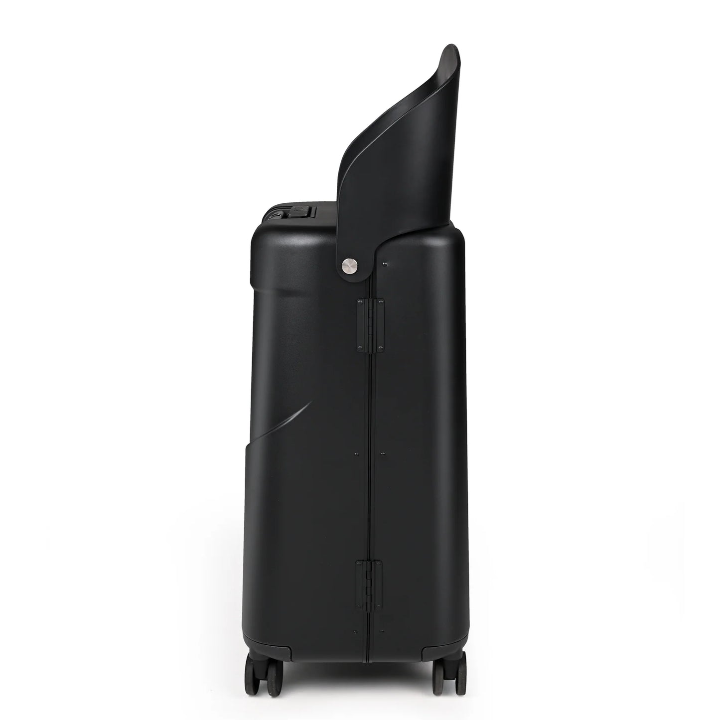 MIAMILY MIDNIGHT BLACK RIDE-ON TROLLEY CHECK-IN LUGGAGE 24 INCHES