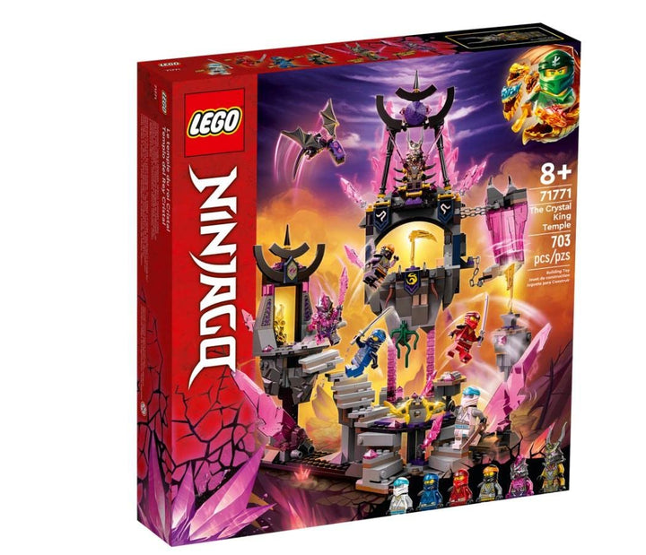 LEGO NINJAGO The Crystal King Temple 71771 Building Kit (703 Pieces)