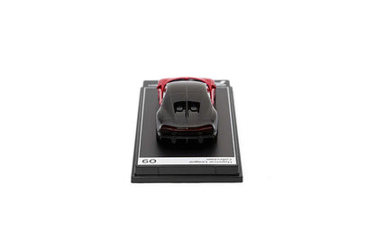 PosterCars 1:64 Bugatti Chiron Supersport – Red & Black | Hypercar League Premium Diecast Collectible