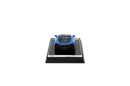 PosterCars Hypercar League – Bugatti Mistral (French Racing Blue, 1:64 Scale) – Hypercar League #24
