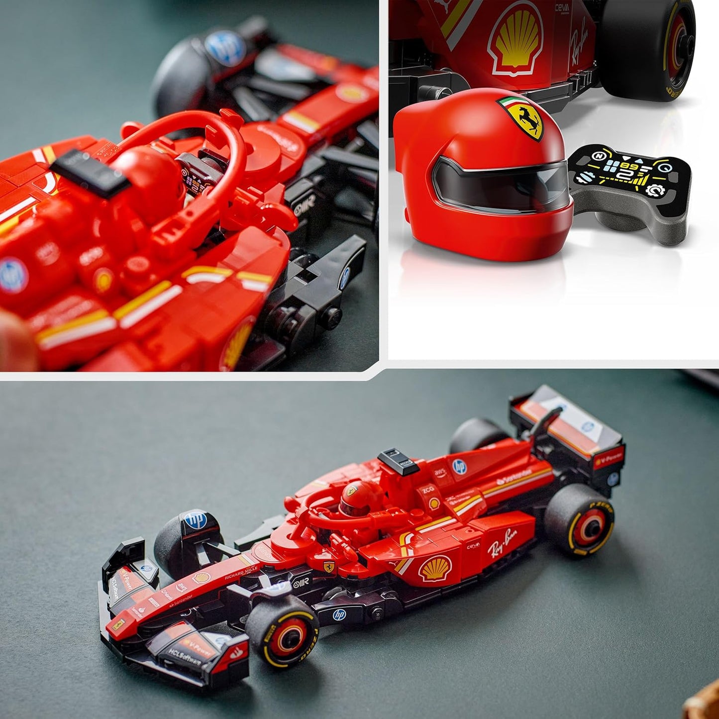 LEGO Speed Champions Ferrari SF-24 F1 Race Car Driver Set 77242