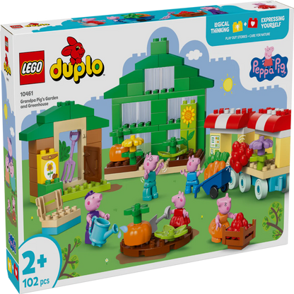 Lego 10461 Duplo Grandpa Pig's Garden And Greenhouse (102 Pieces)