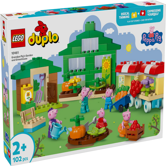 Lego 10461 Duplo Grandpa Pig's Garden And Greenhouse (102 Pieces)