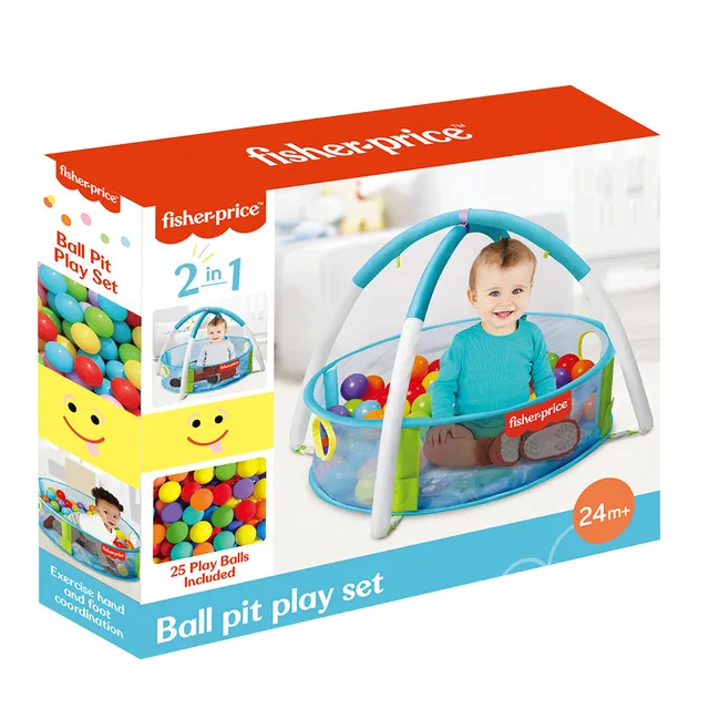 FISHER PRICE 2IN1 BABY BALL PIT AND BABY PLAYGYM