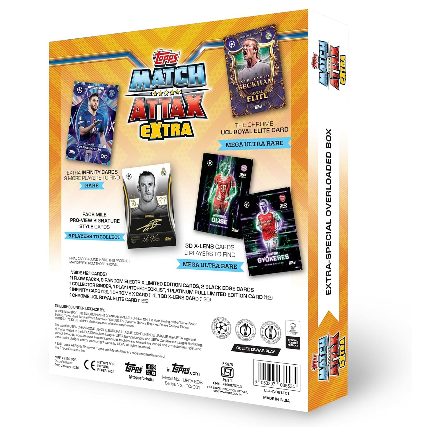 Topps UCC Match Attax Extra 2026 Trading and Collectible Card Game (Overloaded Box)