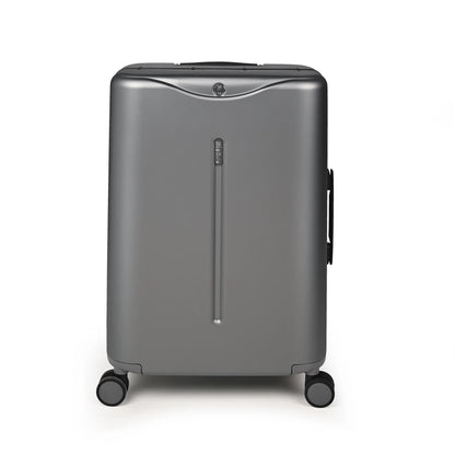 MIAMILY CHARCOAL GREY RIDE-ON TROLLEY CHECK-IN LUGGAGE 24 INCHES
