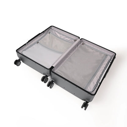 MIAMILY CHARCOAL GREY RIDE-ON TROLLEY CHECK-IN LUGGAGE 24 INCHES