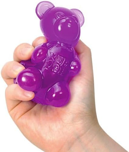 Schylling NeeDoh Gummy Bear - Sensory Fidget Toy with Jelly-Like Filling, Color May Vary