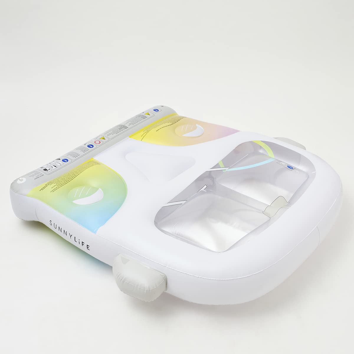 SUNNYLiFE Ombre Color Inflatable Luxe Lie-On Float Camper