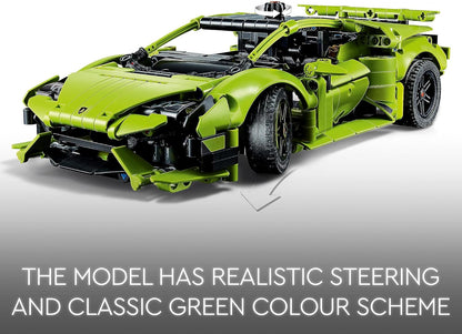 LEGO Technic Lamborghini Huracán Tecnica Toy Car Model Kit, Racing Car Building Set for Kids, Boys, Girls and Motor Sport Fans, Collectible Gift Idea 42161