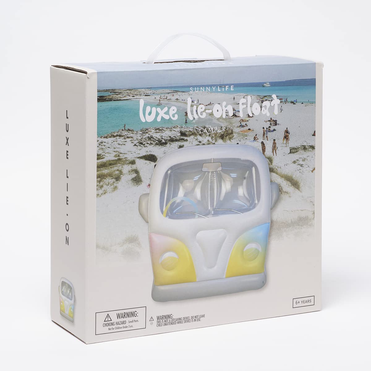 SUNNYLiFE Ombre Color Inflatable Luxe Lie-On Float Camper
