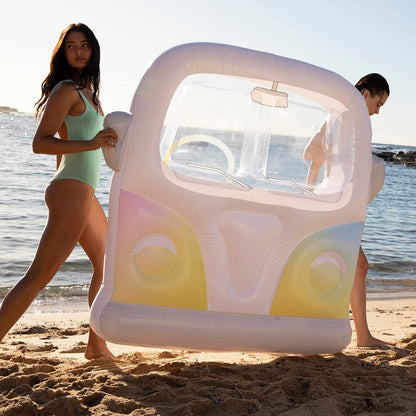 SUNNYLiFE Ombre Color Inflatable Luxe Lie-On Float Camper