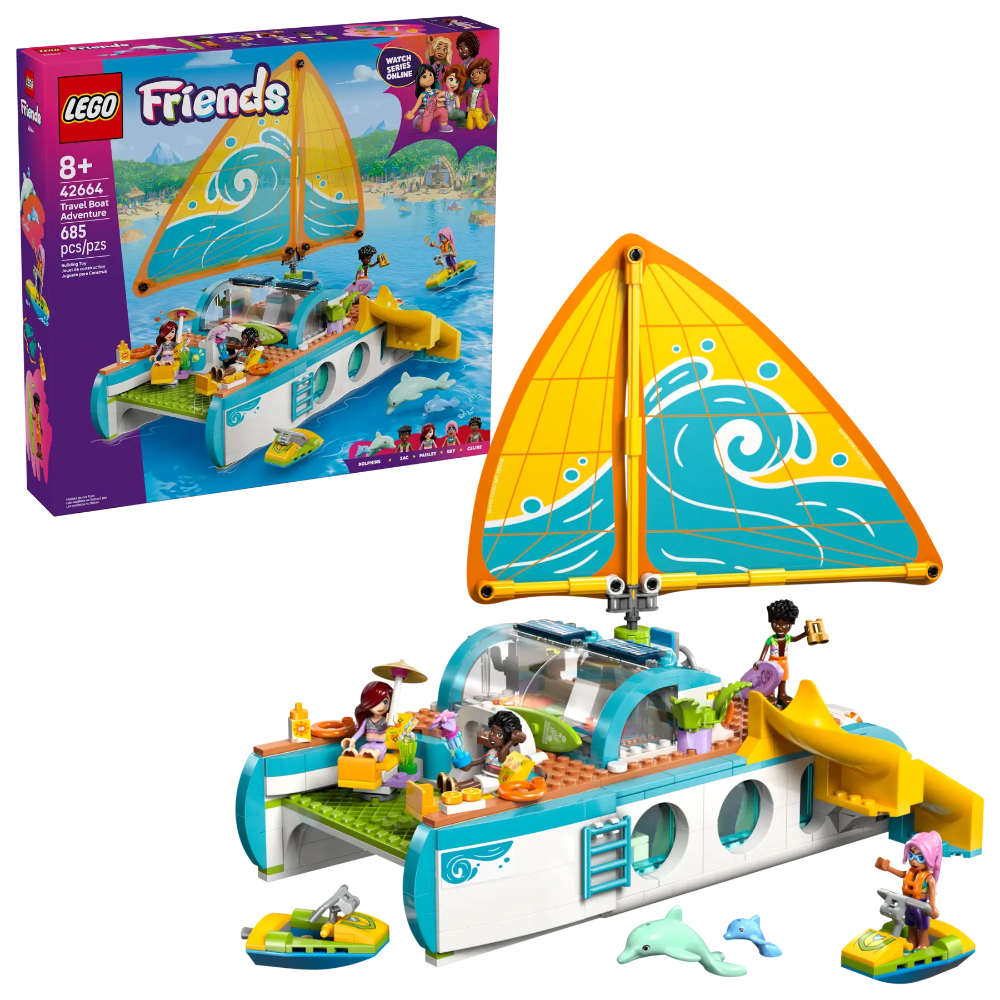 Lego 42664 Friends Travel Boat Adventure (685 Pieces)