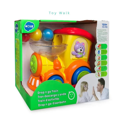 Hola 958 Drop 'n Go Steam Train with Balls (18M+)