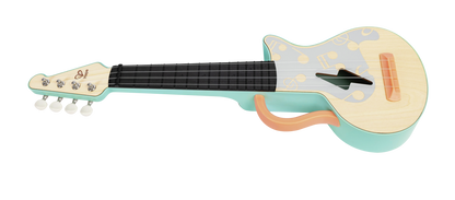Hape Rock & Roll Ukulele Wooden Musical Instrument Toy for Kids with Realistic Design & Learning Guide