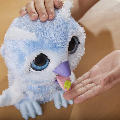 FurReal Lil’ Wilds Owlen The Owl Toy, Electronic Pets, with 35+ Sounds and Reactions, Interactive Toys