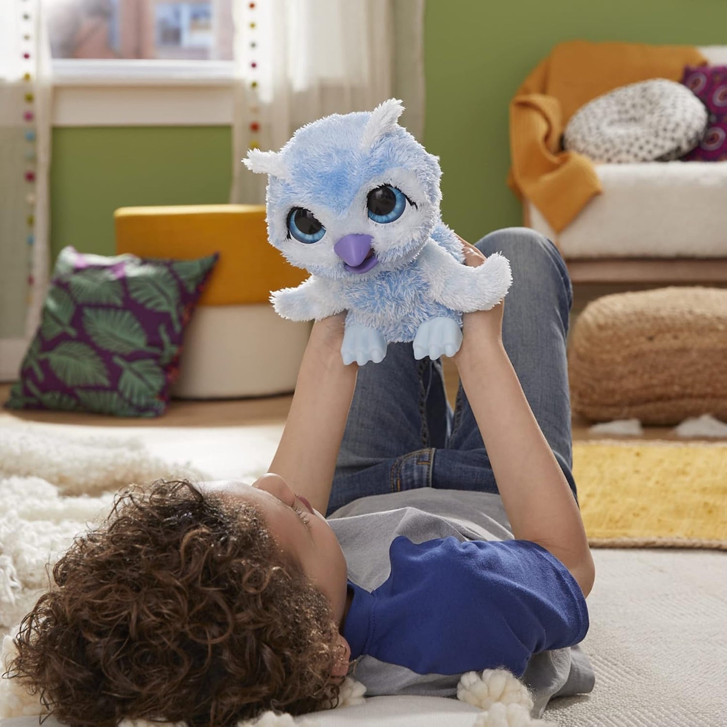 FurReal Lil’ Wilds Owlen The Owl Toy, Electronic Pets, with 35+ Sounds and Reactions, Interactive Toys