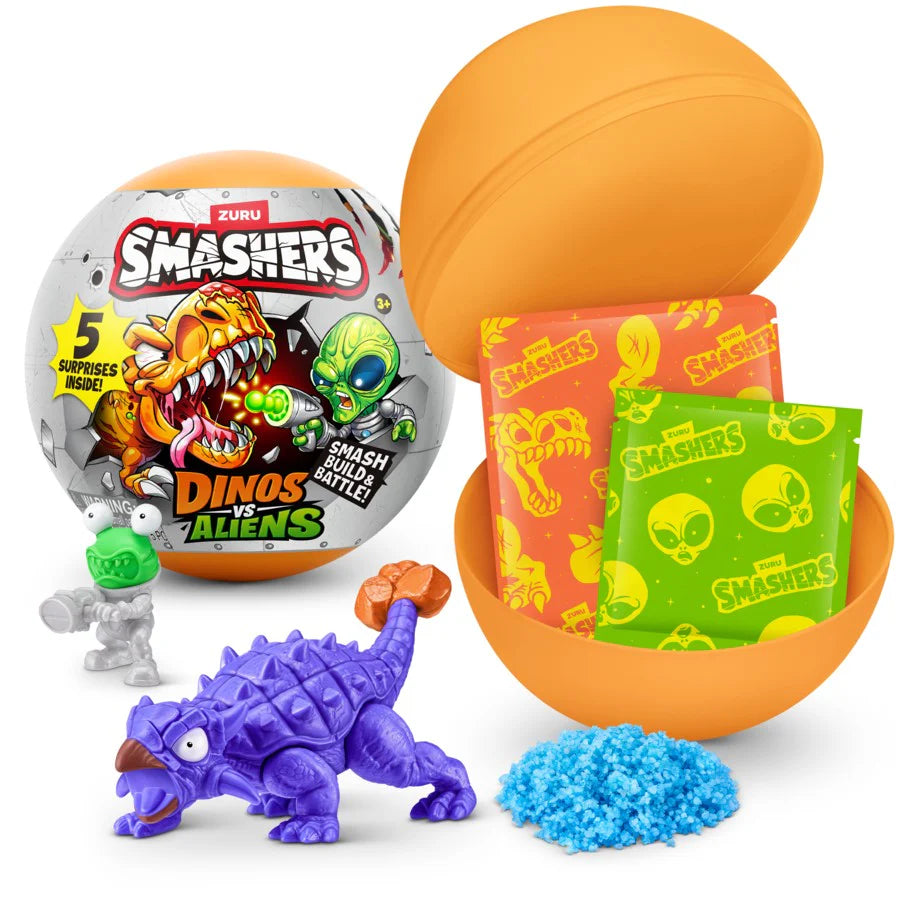 Zuru Mini Surprise Smashers Dino vs Aliens Planet