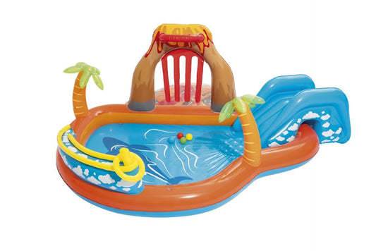 Bestway INFLATABLE POOL/ PLAYGROUND WITH SLIDE VOLCANO