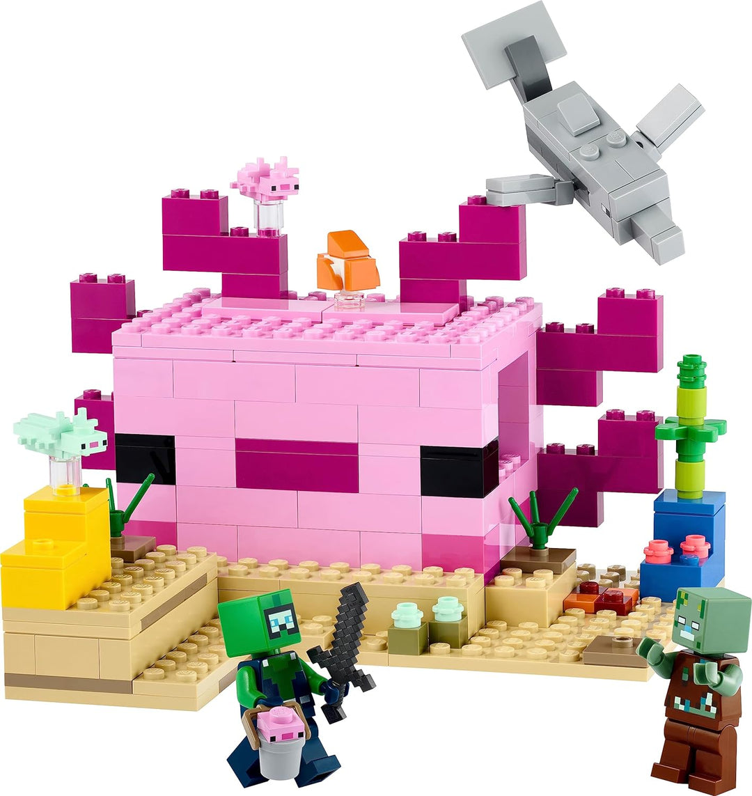 LEGO Minecraft The Axolotl House (242 Pieces)