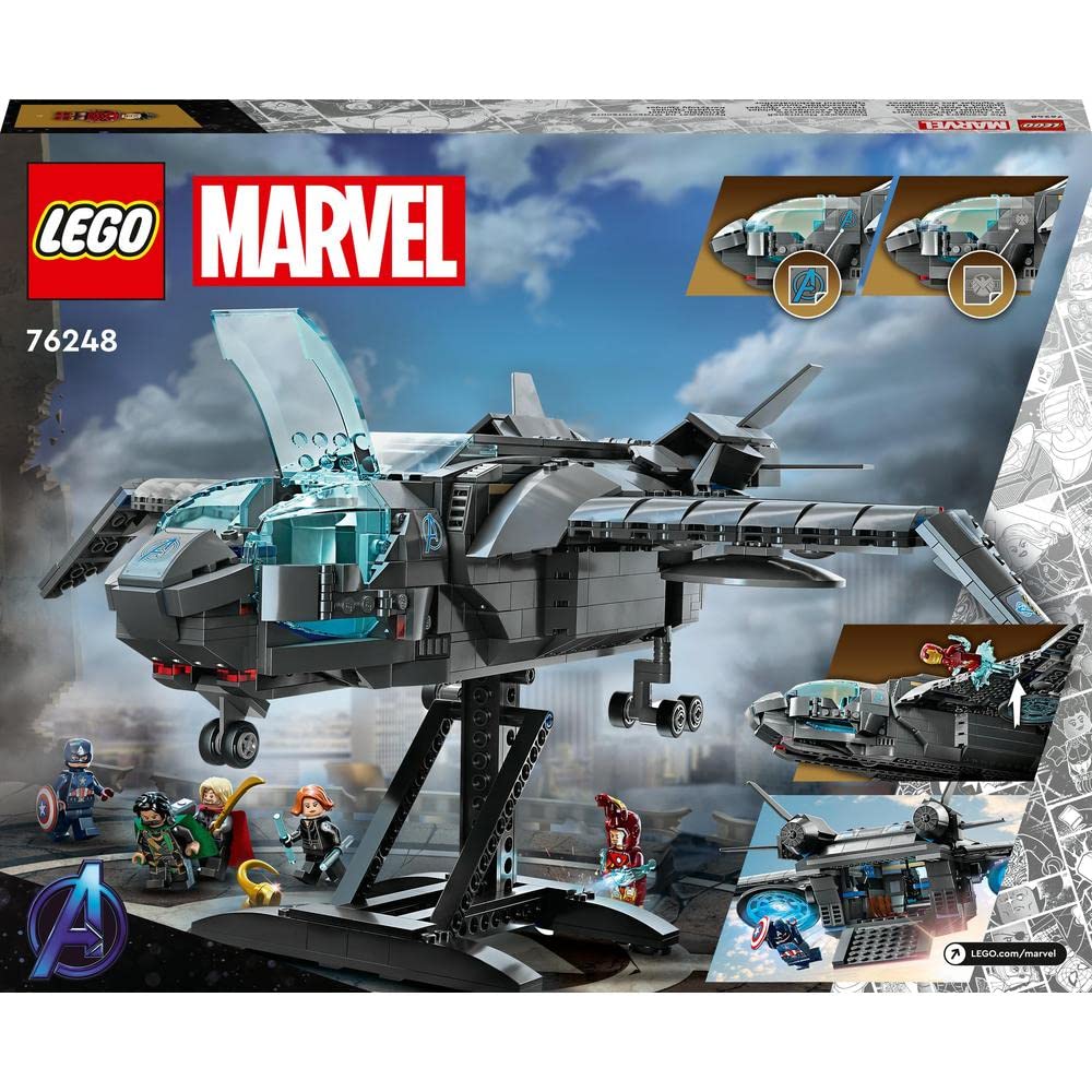 LEGO Marvel The Avengers Quinjet 76248 Building Toy Set (795 Pieces)