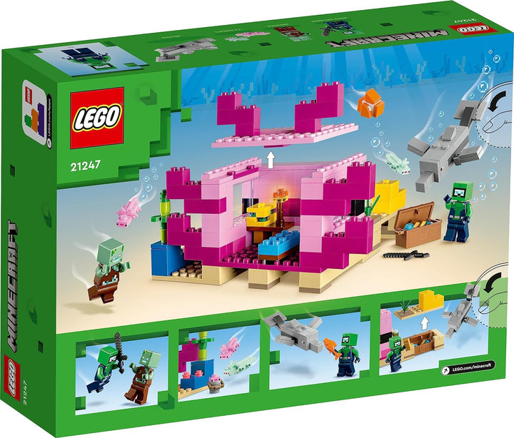 LEGO Minecraft The Axolotl House (242 Pieces)