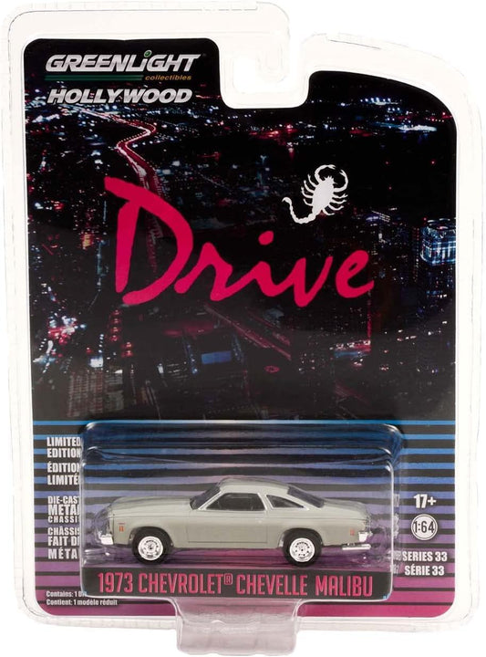 1973 Chevy Chevelle Malibu Matt Gray Drive (2011) Movie Hollywood Series Release 33 1/64 Diecast Model Car