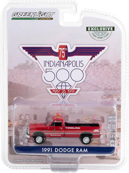 Greenlight 75th Indianapolis 500 Exclusive – 1991 Dodge Ram Fire Truck (1:64 Scale Die-Cast)