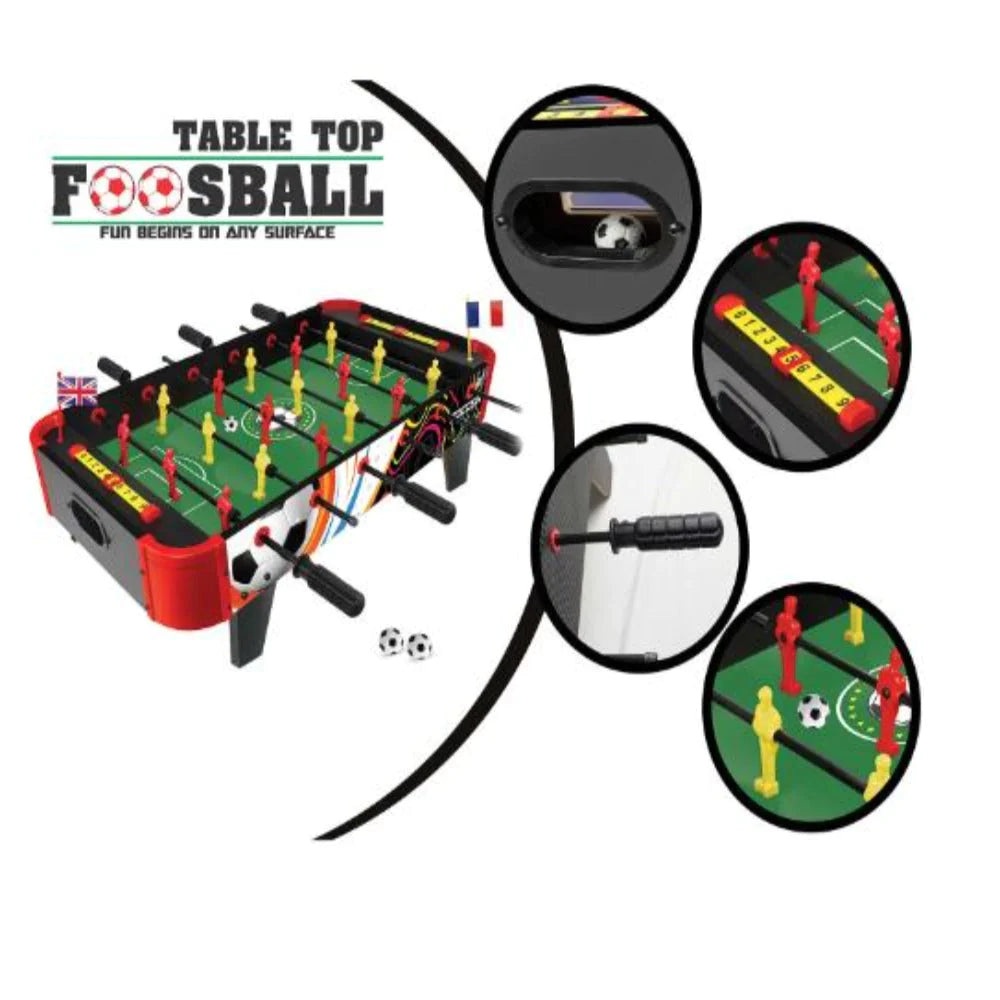 Itoys Table Top Big Foosball With Big Legs - Multicolor