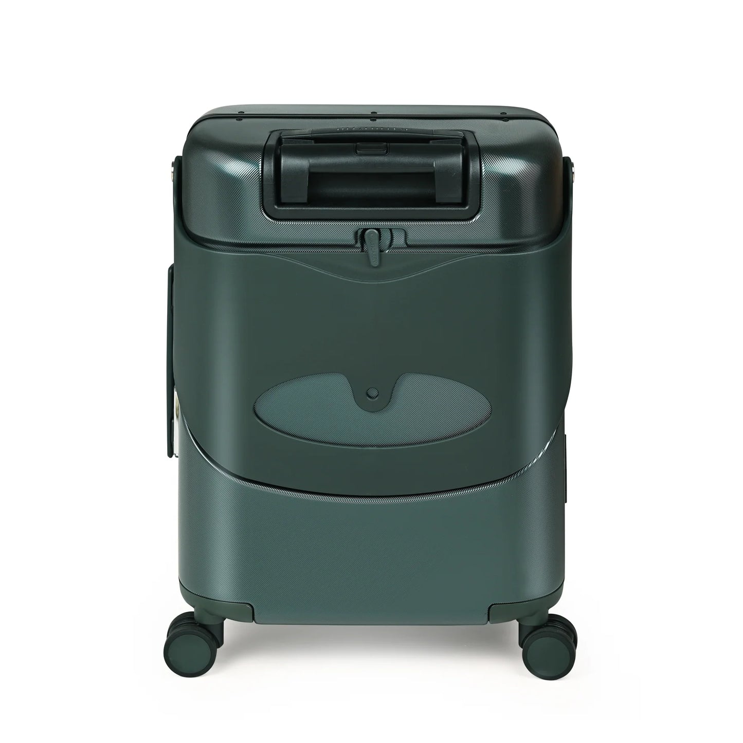 MIAMILY FOREST GREEN RIDE-ON TROLLEY CARRY-ON LUGGAGE 18 INCHES