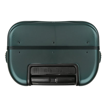 MIAMILY FOREST GREEN RIDE-ON TROLLEY CARRY-ON LUGGAGE 18 INCHES