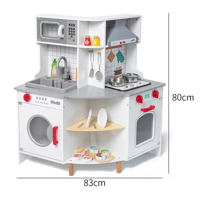 Toys Uncle wooden corner kitchen