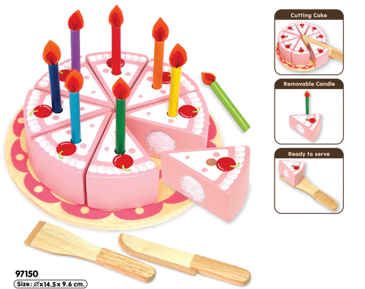 Wooden Party cake play Set