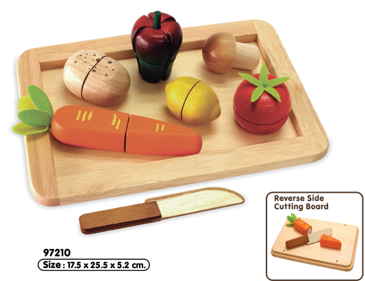 Wooden Vegetable Chopping set