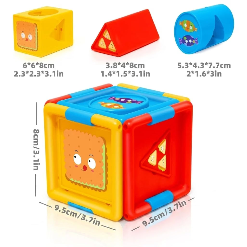 Hola Logic Cube, STEAM Shape Sorter Toy (24M+)