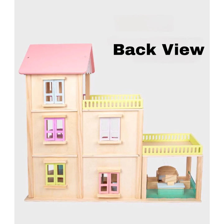 Wooden Elevator Princess Room Wooden Dollhouse