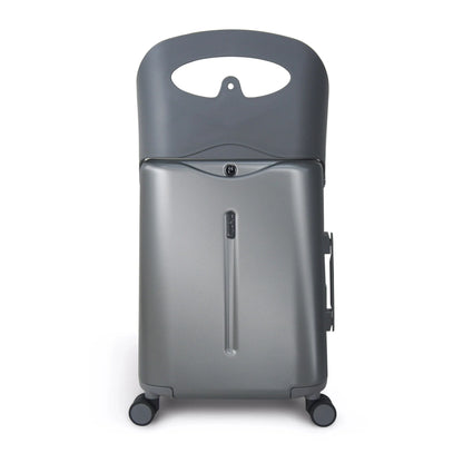 MIAMILY CHARCOAL GREY RIDE-ON TROLLEY CARRY-ON LUGGAGE 18 INCHES