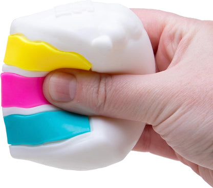 Schylling Needoh Peace O Cake - Sensory Squeeze Toy - Colors May Vary