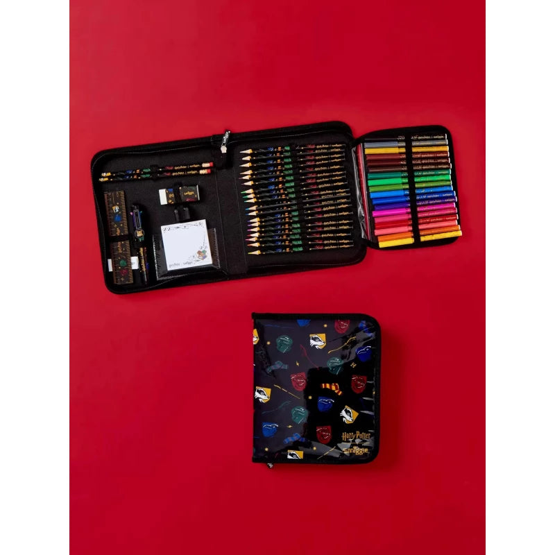 Smiggle All-in-One Kids Stationery Set – School Pencil, Colouring and Writing Kit - HARRY POTTER B