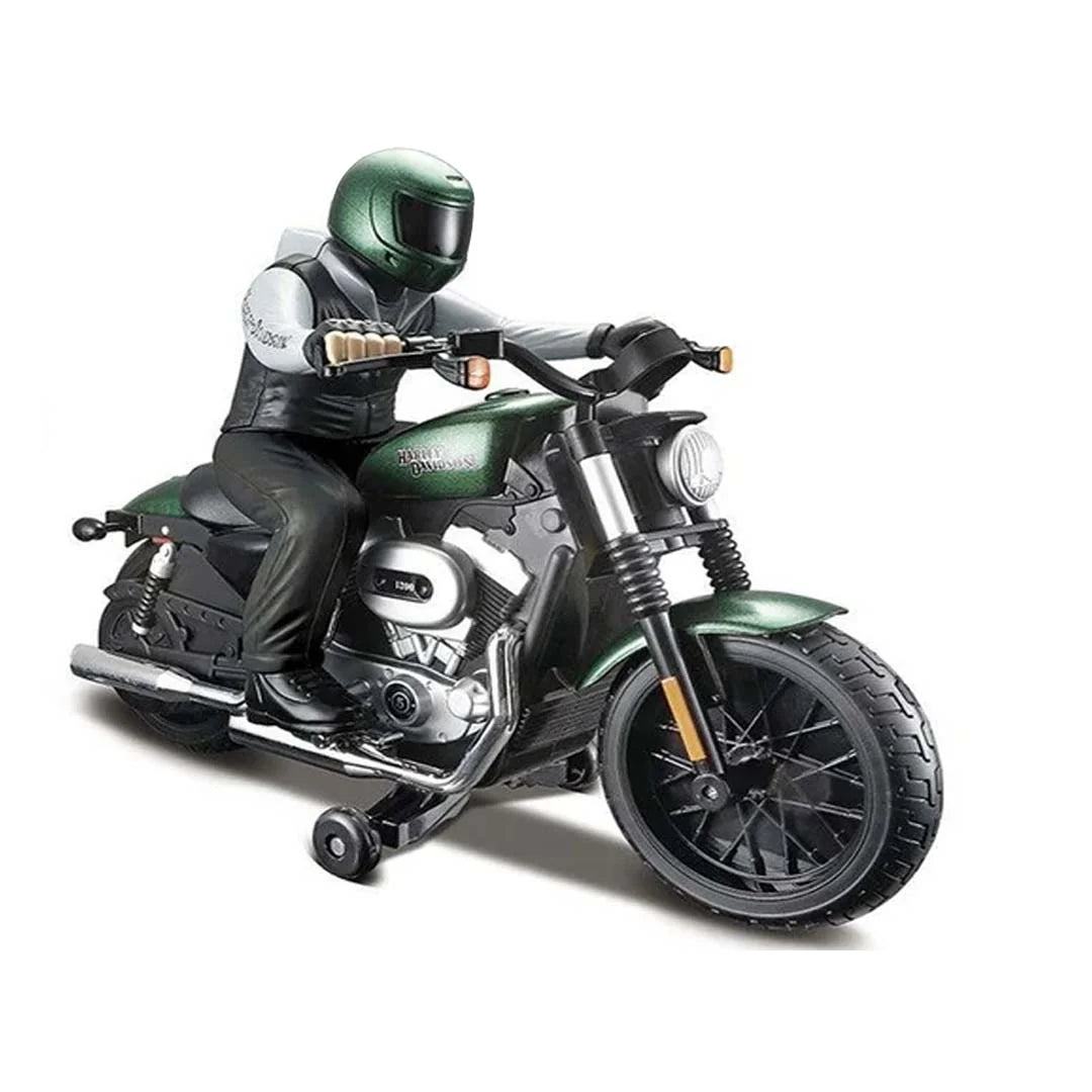 Maisto Tech RC Harley-Davidson XL 1200N Nightster – Green 1:6 Scale Motorcycle with Remote Control