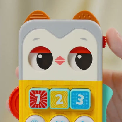 Hola Owl Mini Busy Board, Musical & Light-Up Toy (6-36 Months)