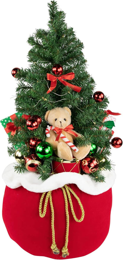 32" LED Lighted Christmas Tree On a Sack