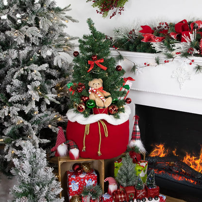 32" LED Lighted Christmas Tree On a Sack
