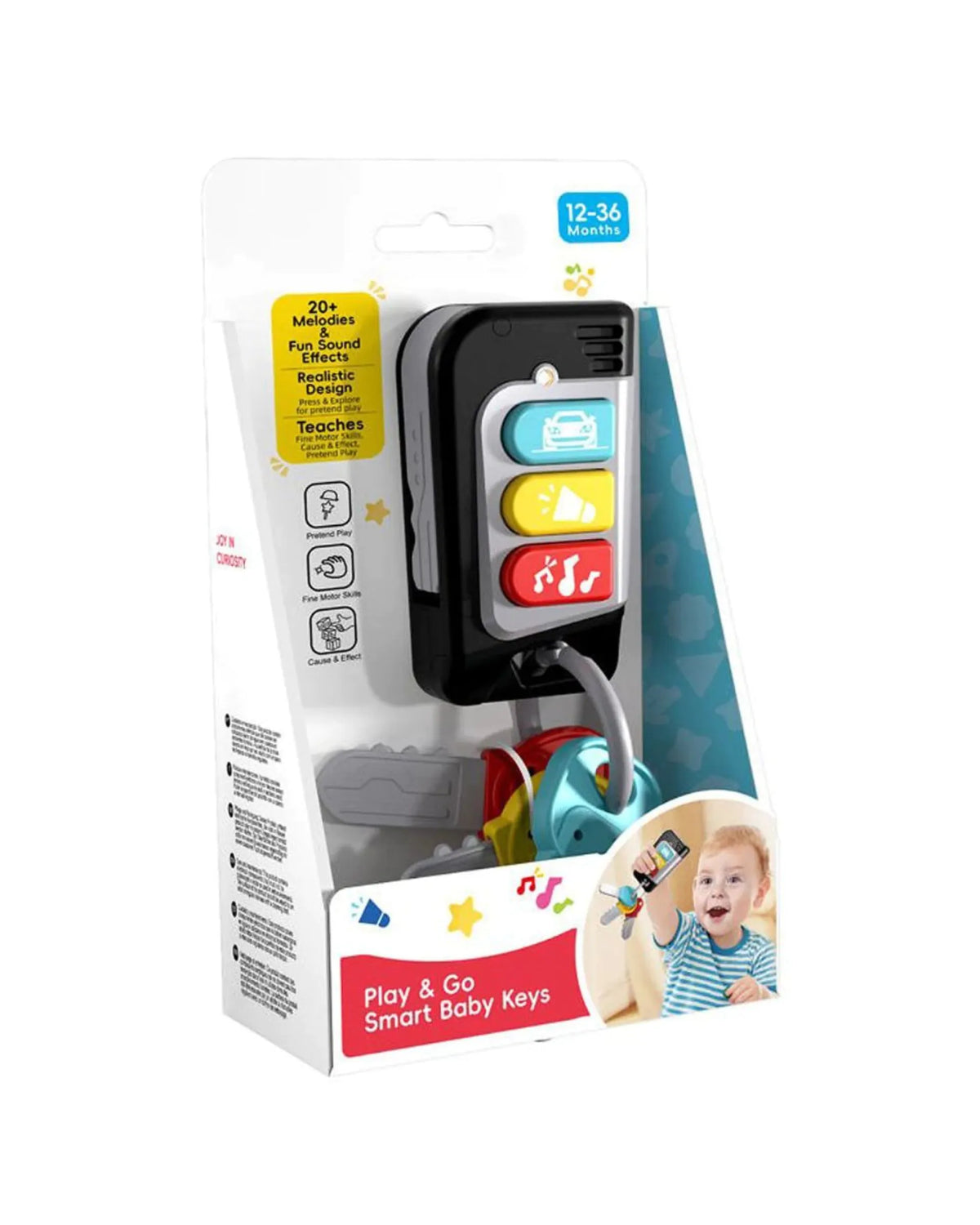 Hola Play & Go Smart  Baby Keys with Light (12-36 Months)