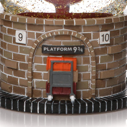 Harry Potter Platform 9¾ Snow Globe Magical Hogwarts Collectible Decor