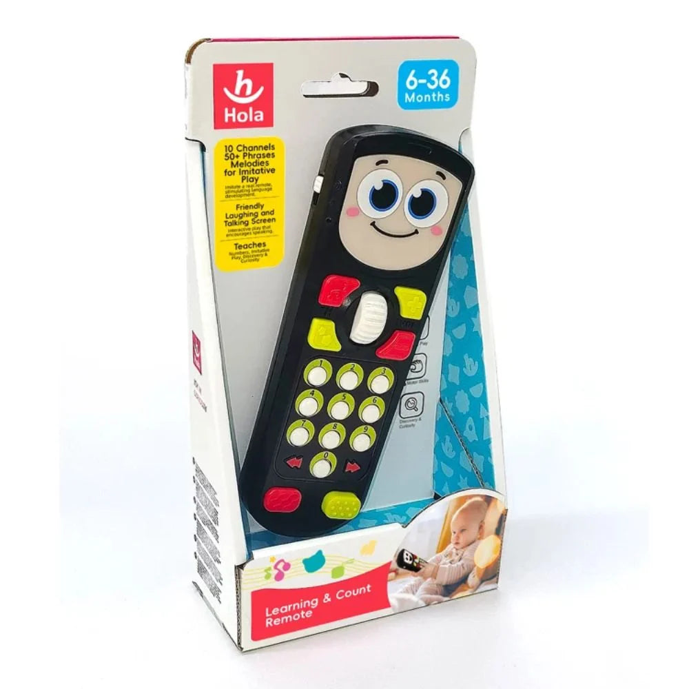 Hola Learning & Count Remote Toy for Babies with Music, Lights & Numbers (6-36 Months)